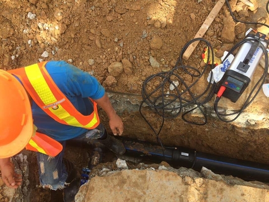 Hdpe ZEMO DPS20 3.5KW μηχανή συγκόλλησης Ηλεκτροσύγχυση σωλήνων 55A