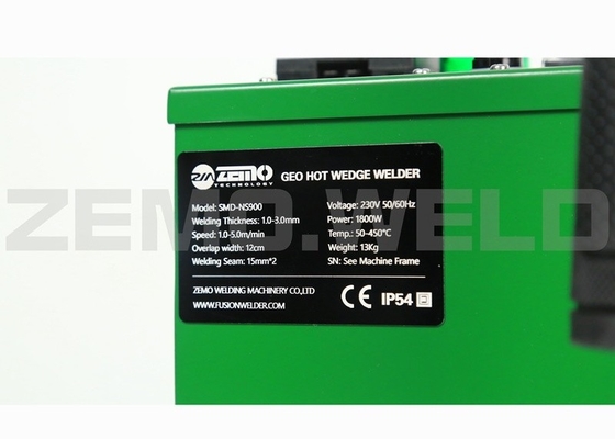 μηχανή συγκόλλησης 1800W 230V Geomembrane για HDPE LDPE το PVC EVA