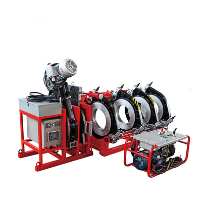 ASTM 18» Hdpe μηχανών συγκόλλησης καυτών πιάτων PE οξυγονοκολλητής 380V άκρης