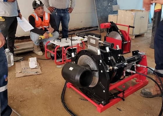 220V HDPE μηχανή συγκόλλησης τήξης άκρης, ΔΙΕΘΝΈΣ ΕΙΔΗΣΕΟΓΡΑΦΙΚΌ ΠΡΑΚΤΟΡΕΊΟ 14» Hdpe υδραυλική μηχανή συγκόλλησης