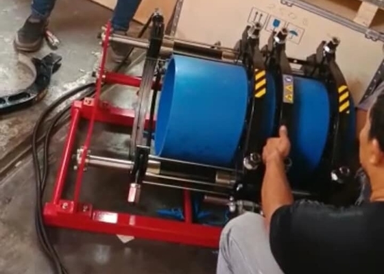 IPS12» HDPE μηχανή συγκόλλησης τήξης άκρης 6.3Mpa με SGS την πιστοποίηση