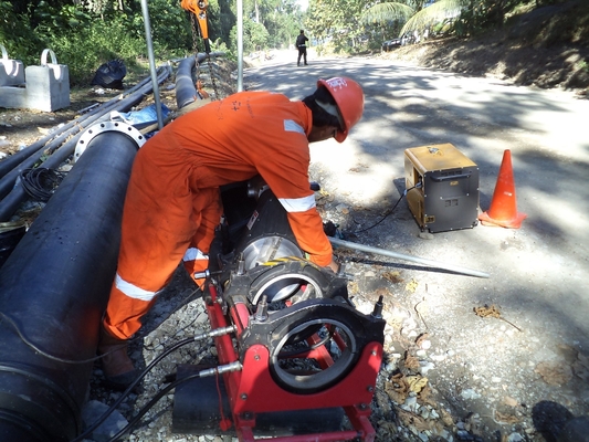 HDPE ZEMO 5.35KW μηχανή συγκόλλησης τήξης άκρης, HDPE ΔΙΕΘΝΏΝ ΕΙΔΗΣΕΟΓΡΑΦΙΚΏΝ ΠΡΑΚΤΟΡΕΊΩΝ κοινή μηχανή σωλήνων