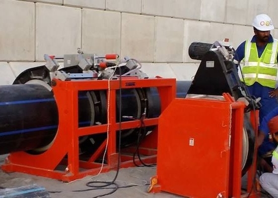 Hdpe 800MM υδραυλική μηχανή συγκόλλησης τήξης άκρης DVS2207/1 08/2007