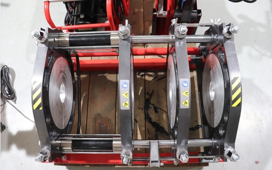 50HZ υδραυλικό HDPE μηχανών συγκόλλησης τήξης άκρης 220V 355MM με το καροτσάκι