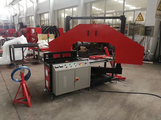 HDPE πολυαιθυλενίου σωλήνων ζωνών τέμνουσα μηχανή σωλήνων πριονιών 380V πλαστική
