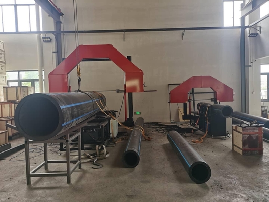 πριόνι ζωνών σωλήνων 315mm, HDPE 380V 50/60HZ μηχανή κοπτών σωλήνων
